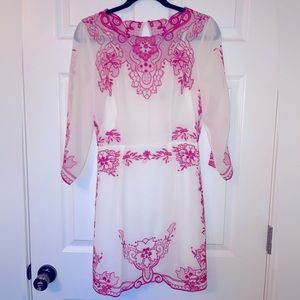 ASOS embroidered dress
